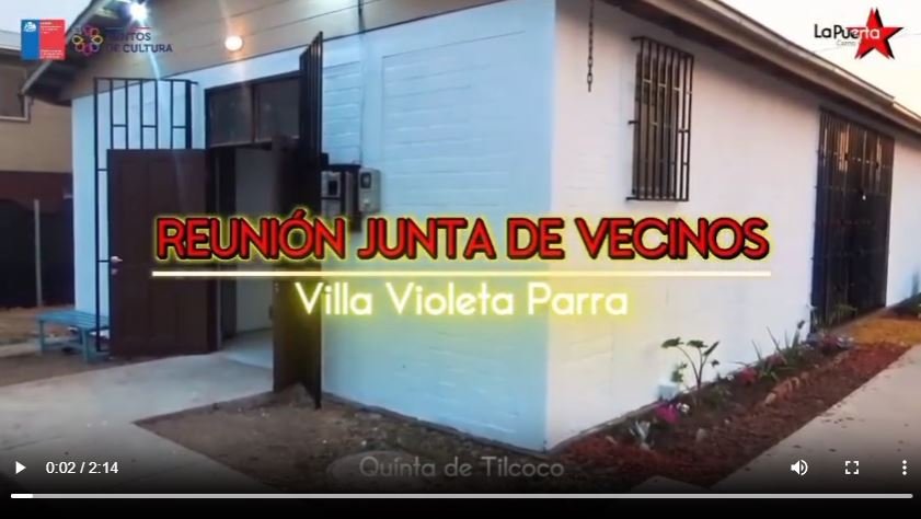 Reunión Junta de Vecinos